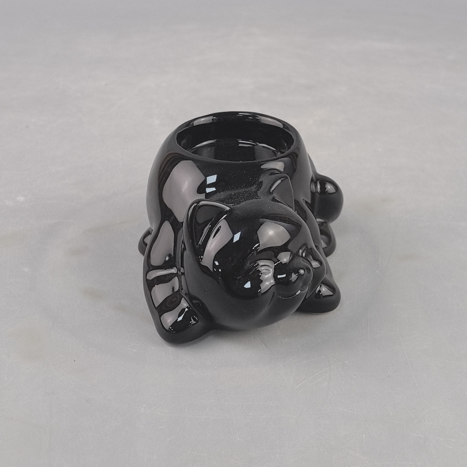 Transfronterizos Amazon Black Black Cat Candlestick para festivales Acción de Gracias Navidad Mesa de comedor chimenea Decoración de hogar