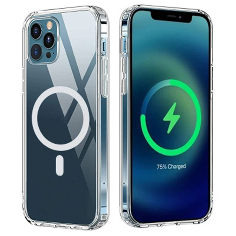 Apple, совместимый прозрачный чехол для iPhone 16, беспроводной защитный чехол, официальный фирменный магазин, защита от падений