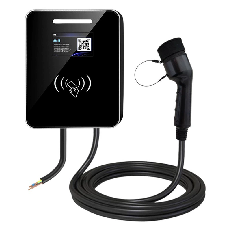 Европейский стандарт трансграничный новый энергетический автомобиль Tesla быстро заряжает дома переменного тока 7kw автомобиль Type2 производитель зарядной сваи