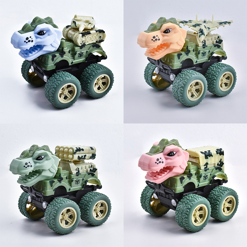 Niños inercia cuatro tracciones vehículo todoterreno al por mayor niño coche de acrobacias modelo de simulación de caída coche de juguete pequeño regalo