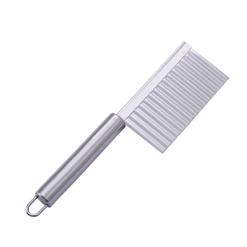 2025 nuevo cuchillo de onda de acero inoxidable cortador de seda de patata cortador de ficción cortador de patata cortador de tira cortador de dientes de lobo