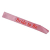 2024 new single -layer shoulder strap pink stamping red hot bleeding birthday party party dinner dinner awards etiquette belt
