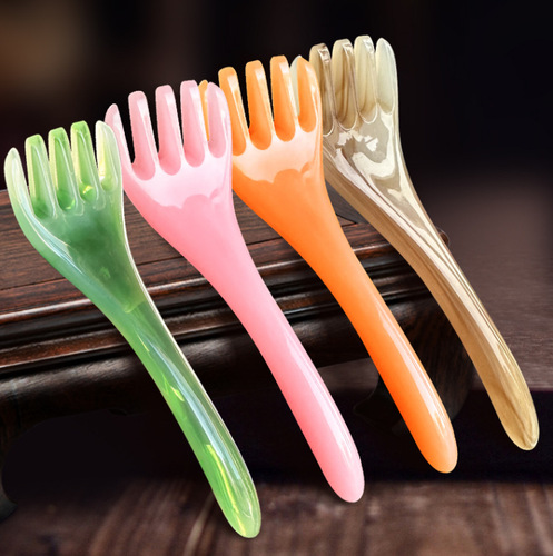 Five-claw head massager, meridian massage comb, body point acupoint scratching head massage, claw scalp relaxation and decompression artifact