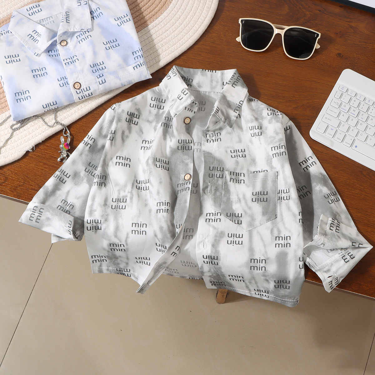 Camisas de algodón para niños primavera y otoño camisa de manga larga para bebés primavera para niños chaqueta de moda guapo