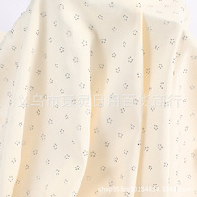 小花烫钻仿牛仔布料服装服饰半身裙短裙面料手工头饰大肠发圈布料