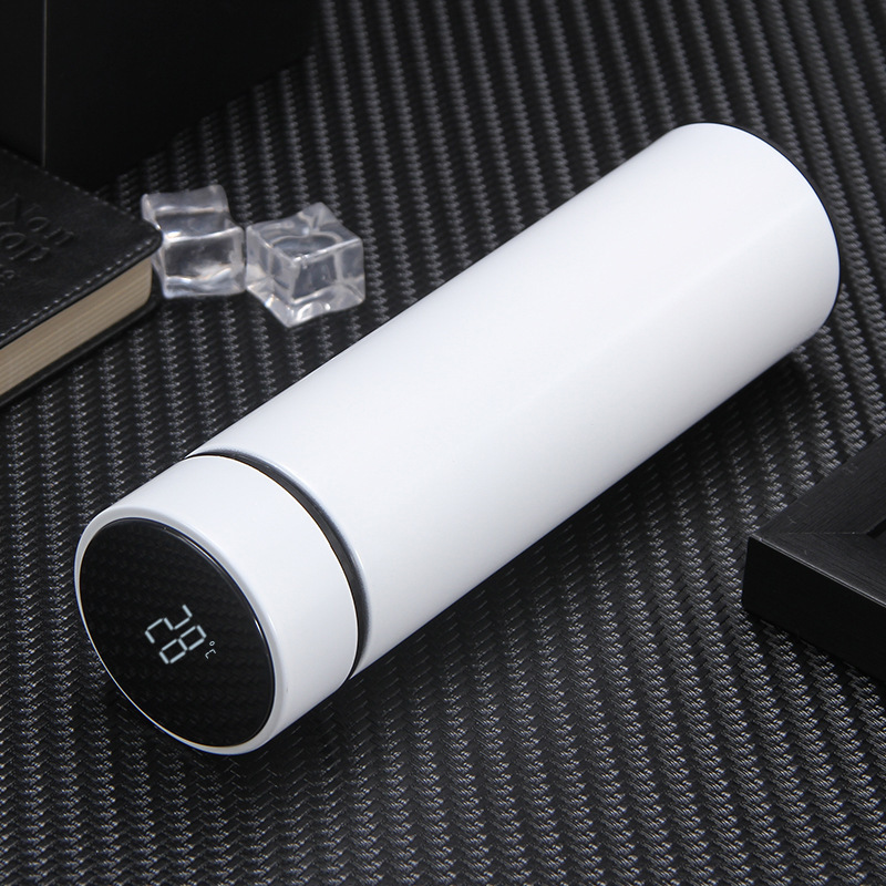 Taza térmica de acero inoxidable con pantalla LED inteligente