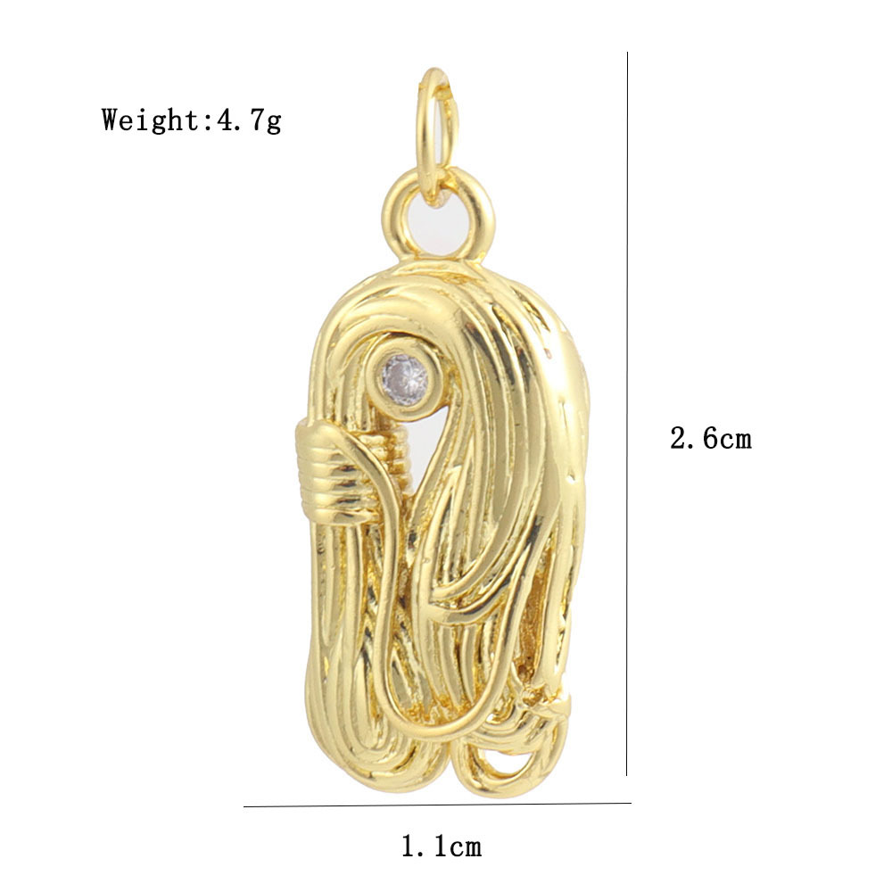 6g Weight Pendant Jewelry Making Type 12 * 18mm Jewelry Making Size Zircon Inlay Material DIY Jewelry Accessories Classification 1 Piece Quantity Copper Material Star, Heart Shape, Eye Pattern Plating, Inlay Design IG Style Style 1 Piece 12 * 18mm Copper Zircon Star Heart Shape Eye Pendant 15