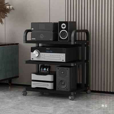 Electric car big tripod Stand Mobile Audio Cabinet Hi-Fi