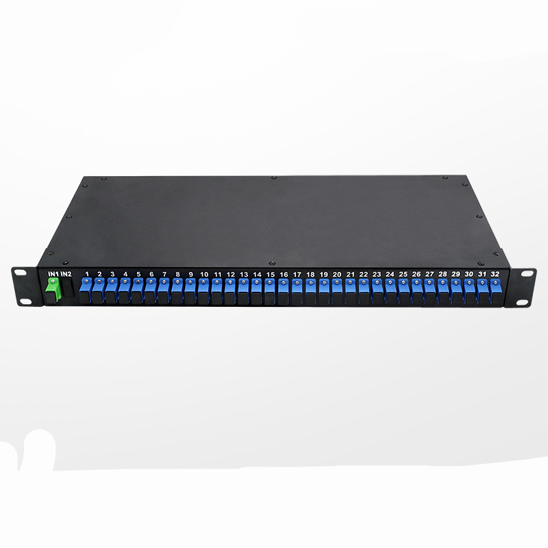 1分32SC/UPC机架式光纤分路器终端盒光纤分光器盒式满配，空箱