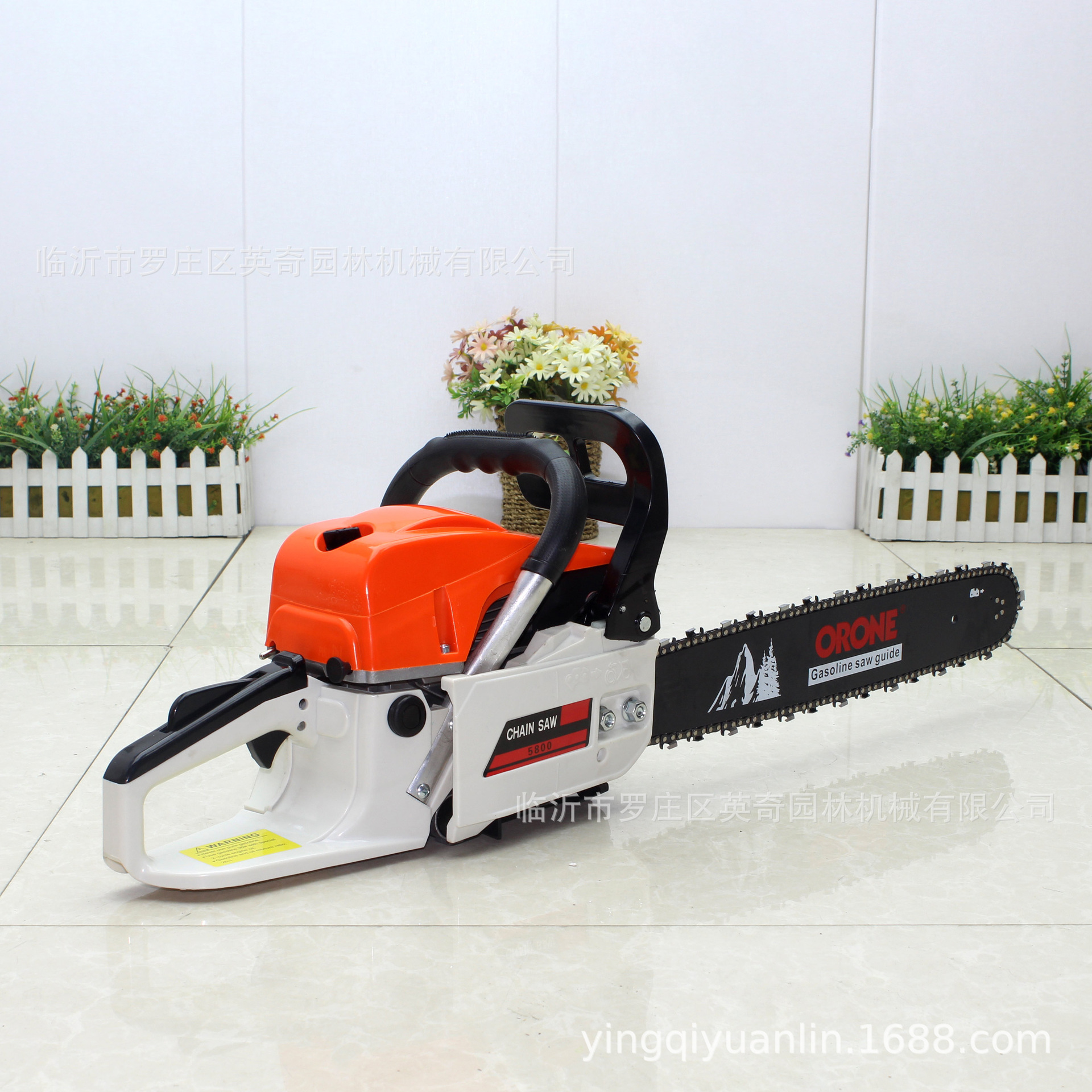 Sierra de cadena de gasolina 5800 Sierra de madera de alta potencia Sierra doméstica Sierra de jardín pequeña Sierra de cadena industrial y accesorios
