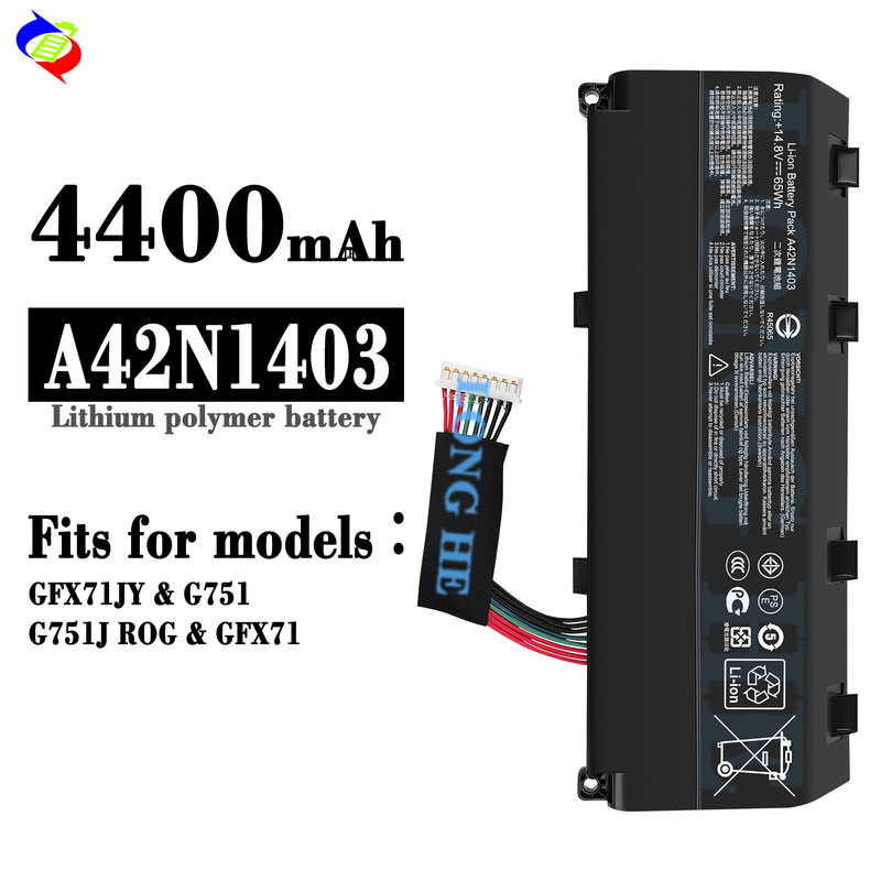 Suitable for Asus Gfx71Jy/G751/G751J Rog/Gfx71 Notebook Battery A42N1403 Wholesale