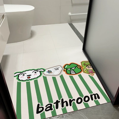 Avtomobil döşəmə paspasları, Mat - green-striped-xiaoxin-avatar-4060-wear-resistant-and-dirt-resistant-diatom-mud