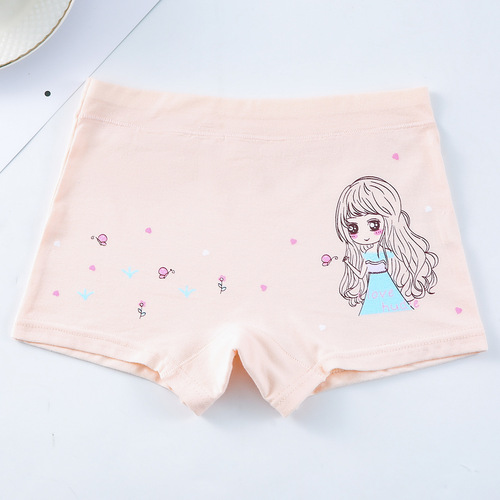 Children's underwear women's pure cotton boxer briefs boxer briefs baby little girl middle-aged children primary school girls underwear