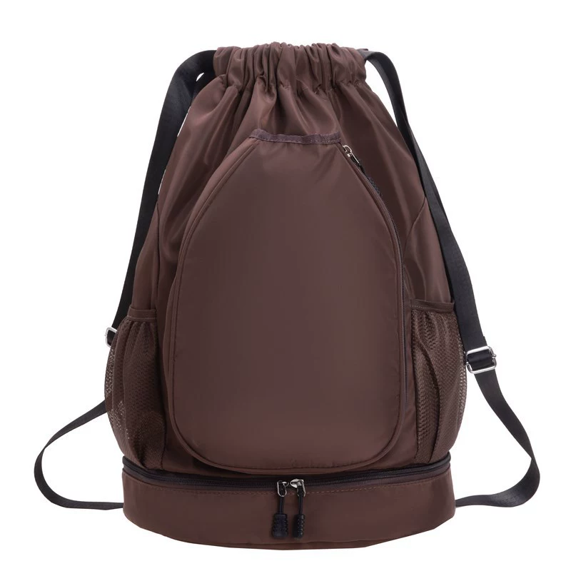 Nylon capacious racket, travel shoulder bag for training, handheld sports bag, tennis net, new collection, worn on the shoulder