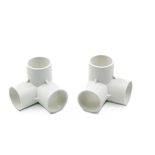 PVC���w��ͨ��ͨDIYЬ��40ֱ�Ǽ������w��ͨ��ͨ�oˮ���������