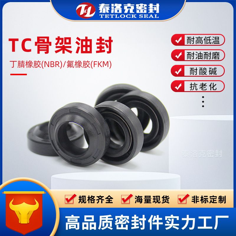 高压清洗泵油封 柱塞活塞油封 泵用旋转油封 耐油 耐酸碱 耐磨损