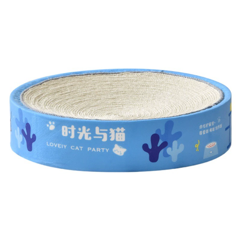 Доска кошачьих царапин круглый износостойкий без крошки падение сизаля кошачье гнездо Интегрированная игрушка для кошек Pet коготь Точильщик Устойчивый к царапинам кошачий раковина