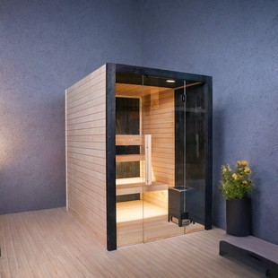 Suspended Seat Design Traditional Sauna Canadian Ironwood Dry Steam Room Hotel Club High-End Sauna Room