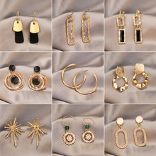 S925银针韩国时尚气质耳钉小众设计高级感耳环女长款流苏耳饰百搭