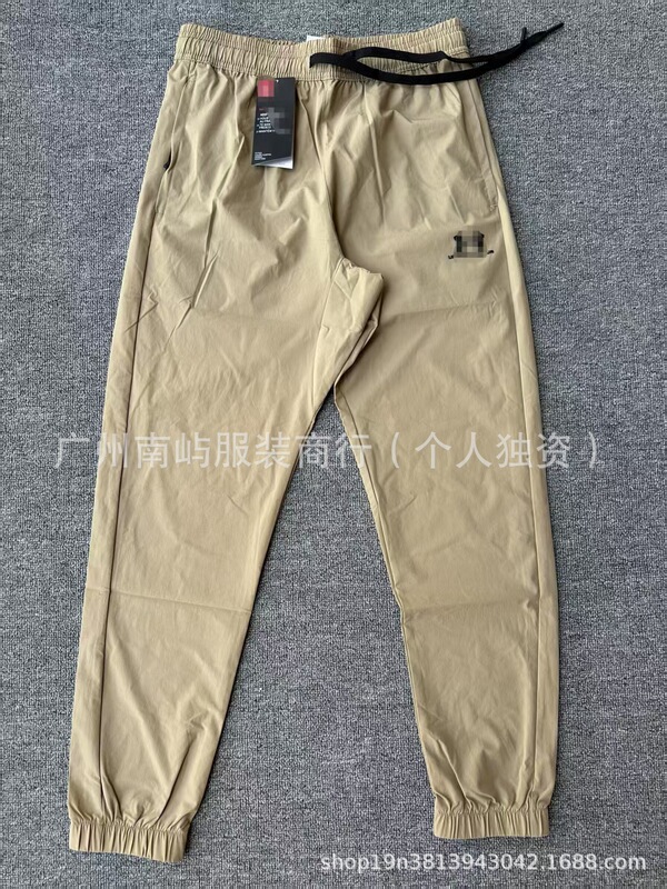 Cross-border UA men's quick-dry pants for fitness training, outdoor sports, running, loose and breathable, cuffed with drawstring, wholesale Cross-border UA men's quick-dry pants for fitness training, outdoor sports, running, loose and breathable, cuffed with drawstring, wholesale