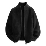 2026秋冬新款圆领加厚套头针织衫青少年运动宽松男士慵懒风毛衣，男装针织衫/毛衣，星座614