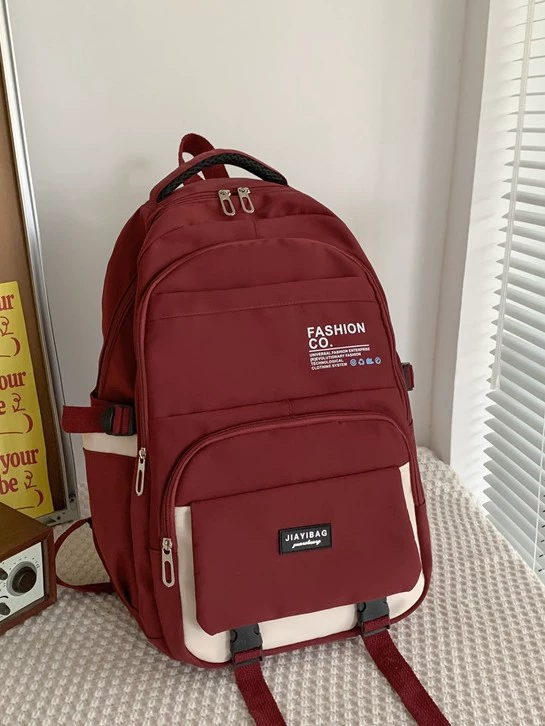 Fashionable ultra light capacious trend universal backpack for leisure for traveling, city style, Korean style