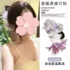 7167 Hydrangea and Lily Clip-Purple