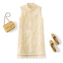L26105����ʽ�������۵���ɫ��˿������������ȹ С�����ճ�����