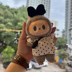 【衣類のみ】17cmペンダント ラブブ着替え 春夏ワンピーススーツ ラブブベビードレス
