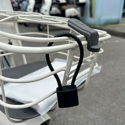Helmet lock — language] electric battery car basket - 20cm-thick-steel-cable-rope-key-style-black