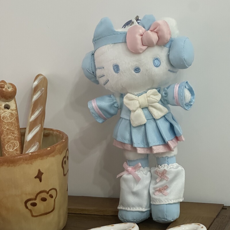粉色千金小香风裙子白皮美女长腿Kitty挂件高级精致包包挂饰礼物|undefined