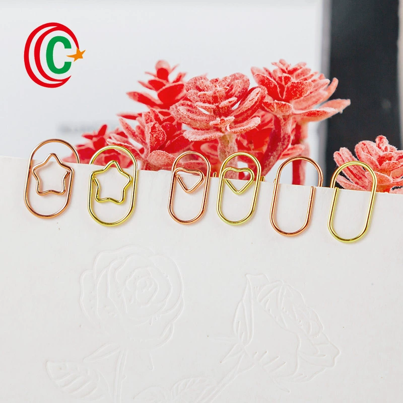 Источник производителя цветной мини-любви звезды толстяка, скрепка скрепка металлическая гальваника