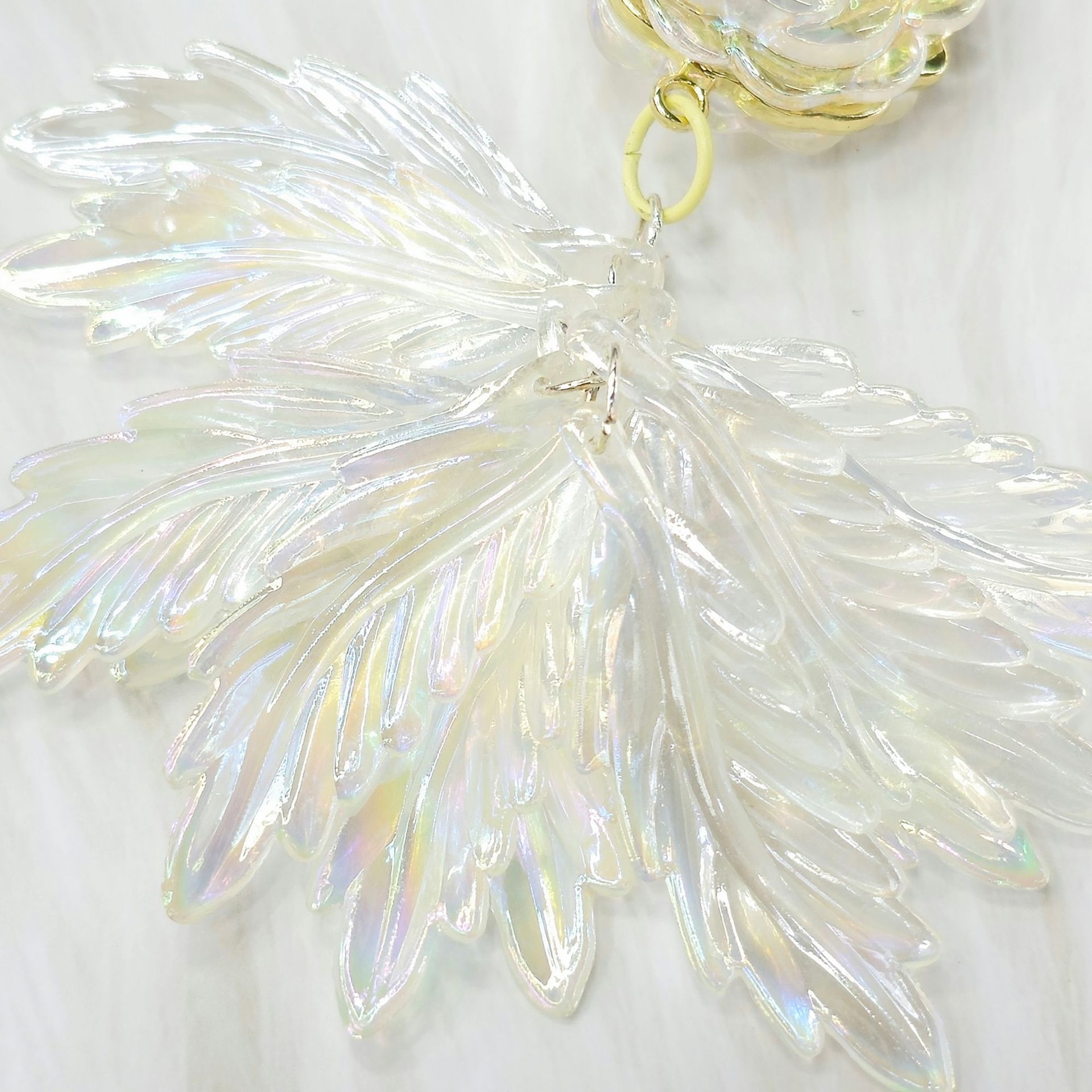 2023 nueva hoja pluma llavero colgante Cadena de teléfono móvil pequeño color fresco color sólido accesorios auricular caso bolsa colgante