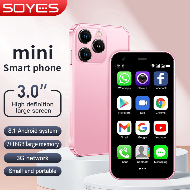 SOYES Suo Ye XS15 Mini Phone Super Small Pocket Android Quad Core Backup Traditional Google Store SOYES Suo Ye XS15 Mini Phone Super Small Pocket Android Quad Core Backup Traditional Google Store