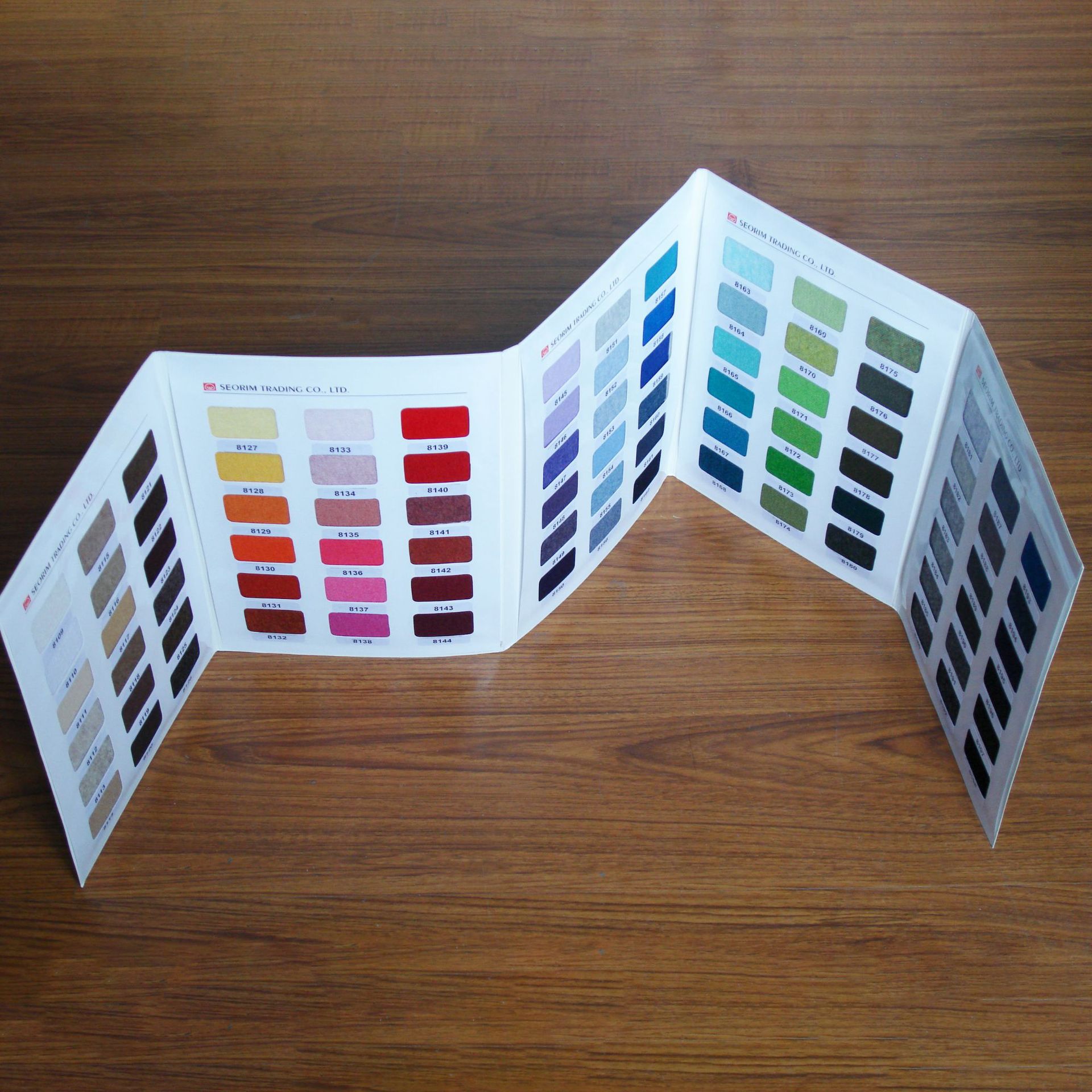 产品样板册布料色卡本服装辅料色样册缝纫线针织面料卡册印刷