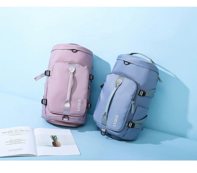 Solid Color Casual Travel Hiking Backpack display picture 1