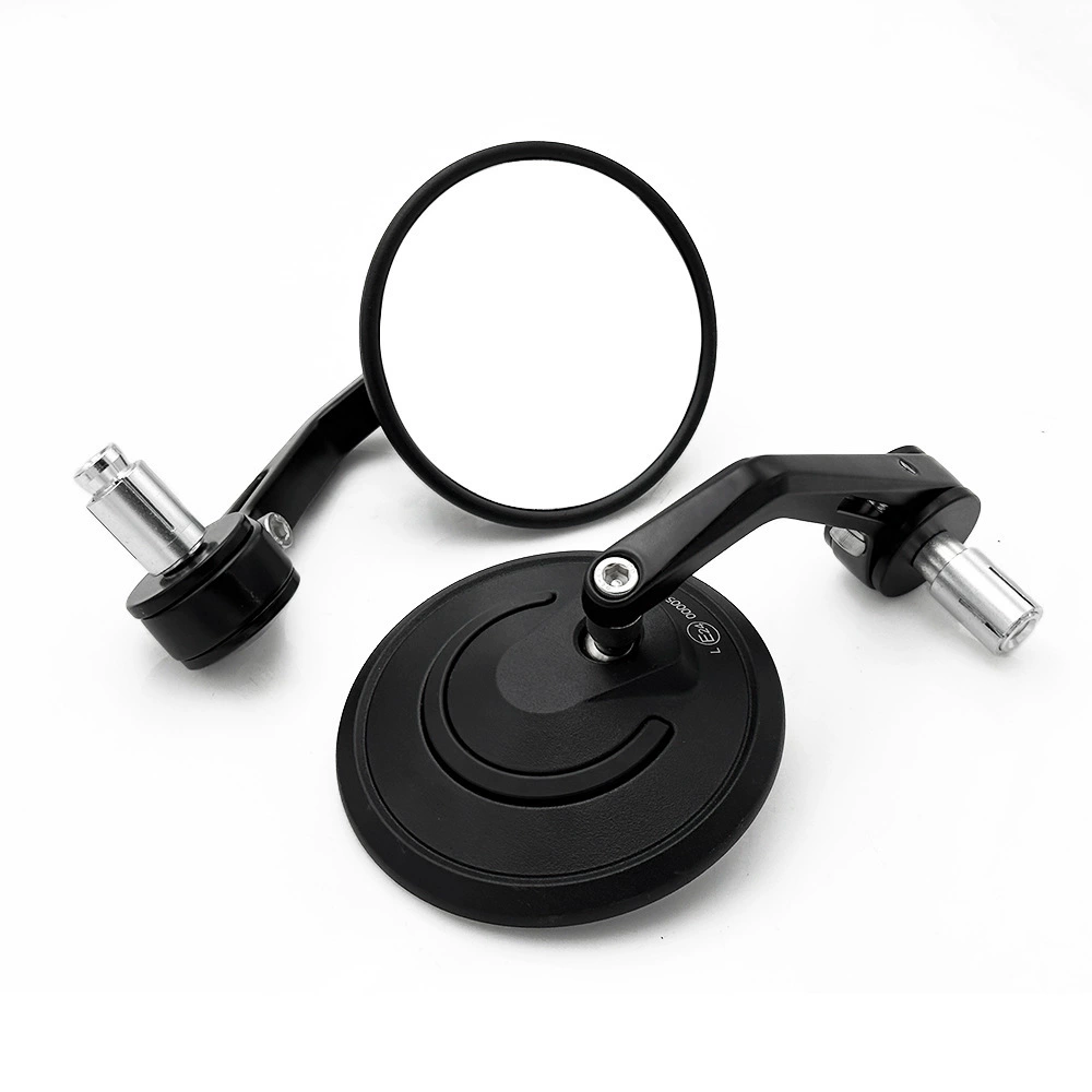 Трансграничная универсальная мотоциклетная ручка зеркальный отражатель алюминиевый сплав классический ретро круглая ручка Конец Зеркала заднего вида