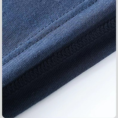 Men's underwear solid color boxer briefs large size breathable boxer briefs mid-waist knitted cross-border underwear wholesale for men