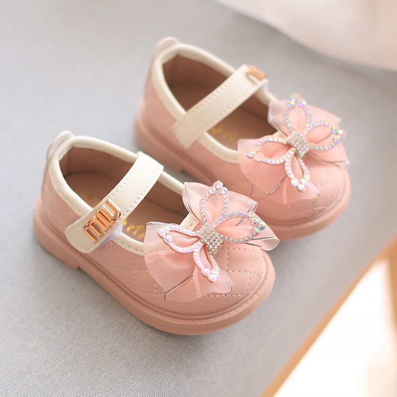 Children's Sandals Girls' Spring and Autumn Western-style Children's Princess Leather Shoes Children's and Girls' Baby Shoes