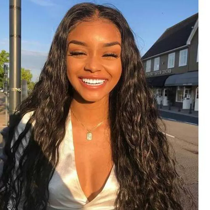 欧美假发女长卷发黑色爆炸头玉米烫小卷发化纤发头套工厂现货批发