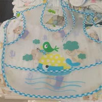 Прозрачный детский нагрудник для еды, водонепроницаемый нагрудник без рукавов с героями мультфильмов, детский нагрудник