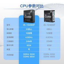 ���� ԭװӢ�ض�13�����i5-13490F��װCPU 10����16�̵߳��Դ���