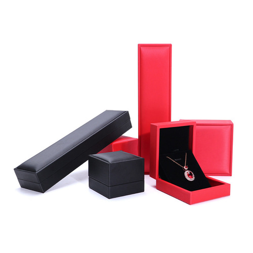Polished PU Leather Jewelry Box for Rings, Bracelets, Accessory Storage, Decorative Packaging Box for Earrings, Necklaces, and Jewelry Bracelets
