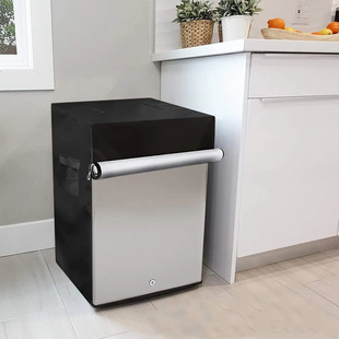 Mini refrigerator dust cover 210d black silver-coated Oxford cloth dust cover dust-proof anti-fouling cross-border a generation of hair