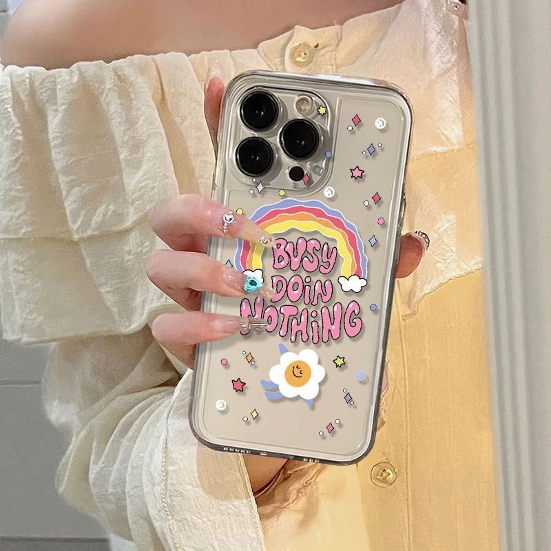 Funda protectora para iphone 16 15 14 13 12 11 pro max arcoíris_voghion.com