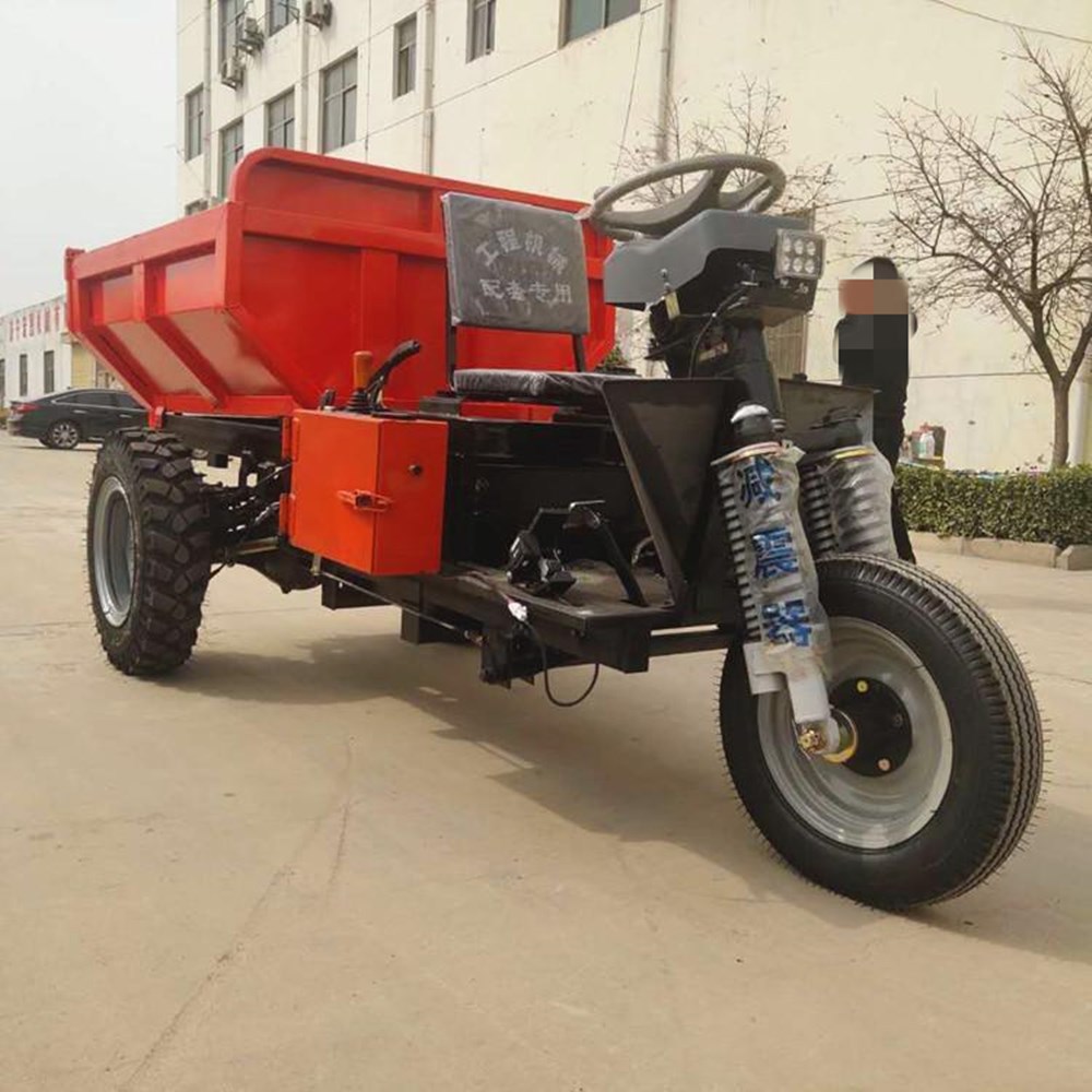 液压自卸小型电动三轮车  小型载重王混凝土拉砖拉土专用车