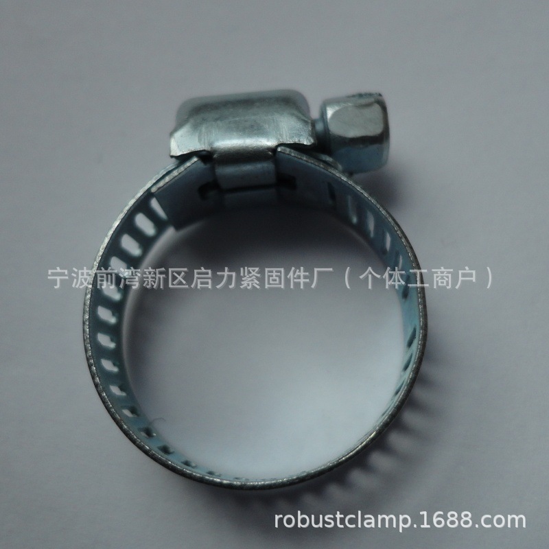 卡箍铁镀锌7/8inch 13-23mm台湾式抱箍工厂廉价型抱箍喉扣浙江
