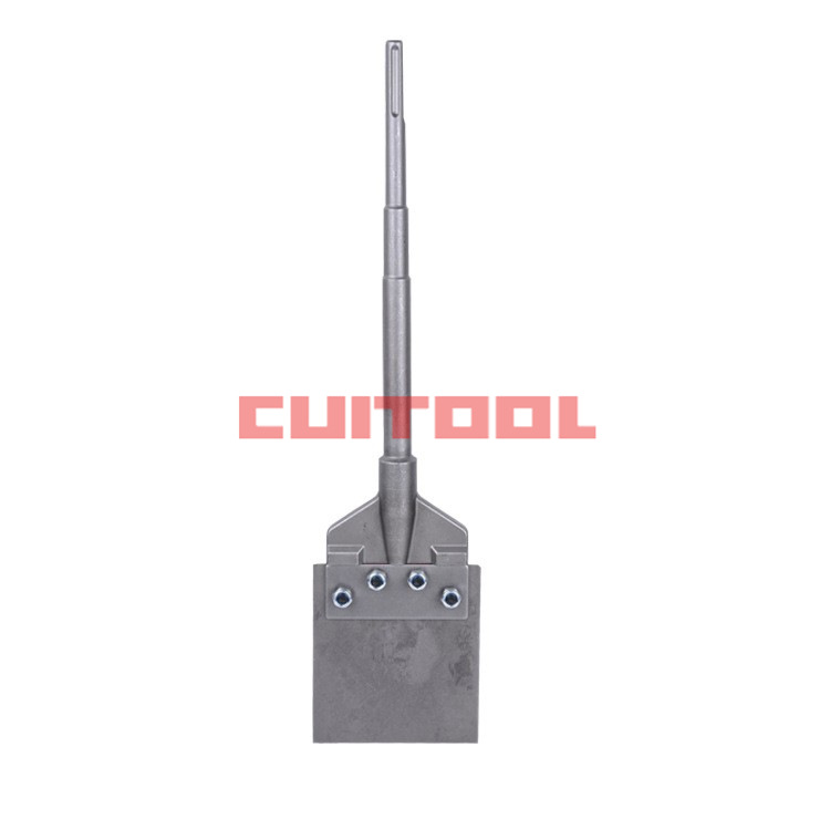 Five pit shovel tile chisel manufacturer floor shovel alloy chrome steel chisel stone carving flat head electric pick chisel SDSMAX
