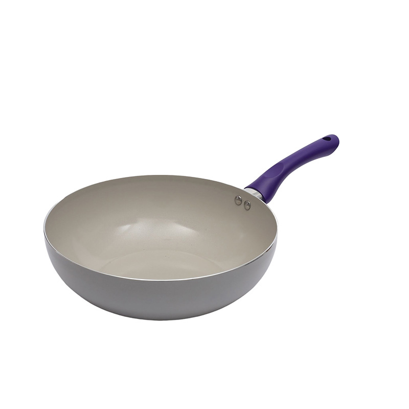 Doble FONDO DE ALUMINIO sartén filete pan de aluminio fondo plano menos negro de humo estilo coreano colorido antiadherente sartén pan de regalo