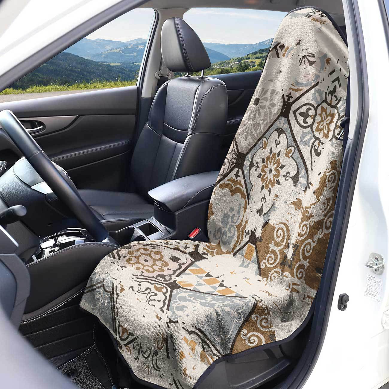 Car seat towel cover front seat protector suitable for gym and exercise, universal for all seasons, car use 76